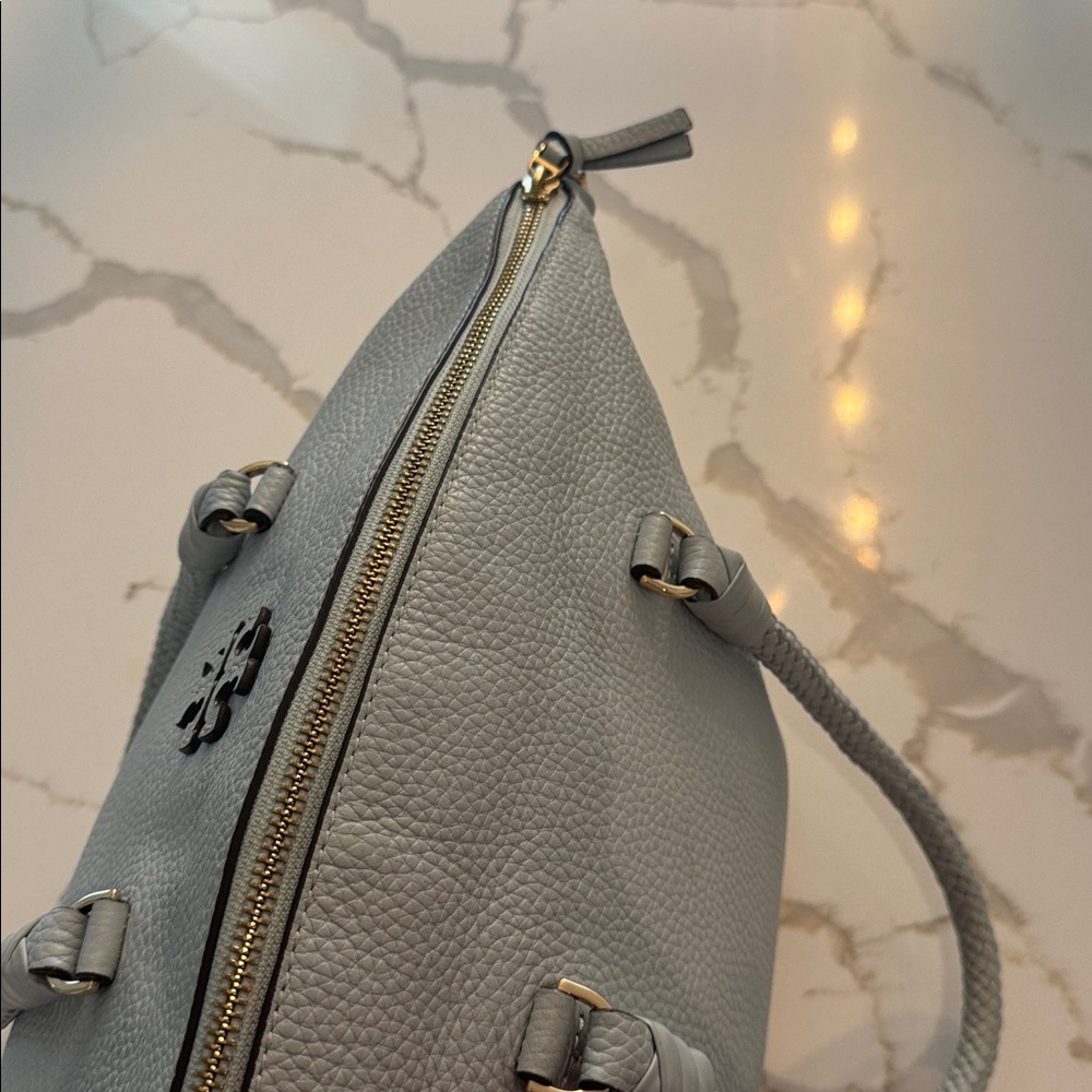 Tory Burch Light Gray Tote Bag - Picture 3 of 5
